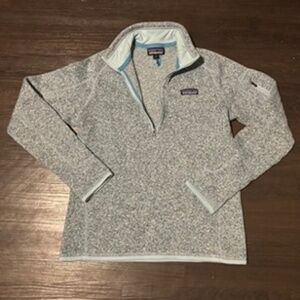 Patagonia Women's Better Sweater 1/4-Zip Fleece, Barnacle Blue, Size Small